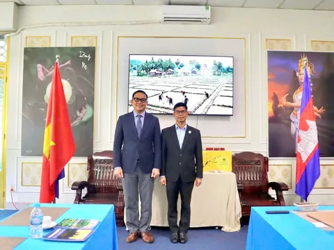 Trung tâm Trọng tài Quốc tế Việt Nam - Singapore làm việc với Tham tán Thương mại Campuchia tại TP Hồ Chí Minh