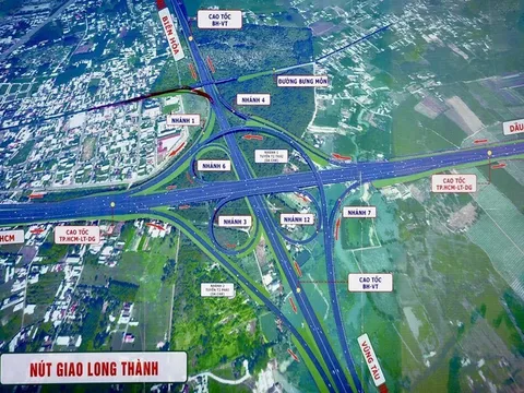 Mở toàn bộ nút giao Long Thành từ cuối tháng 5
