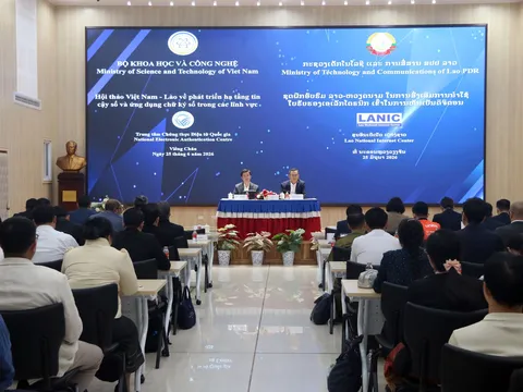 Việt Nam - Lào hợp tác phát triển hạ tầng tin cậy số, công nhận chéo chữ ký số