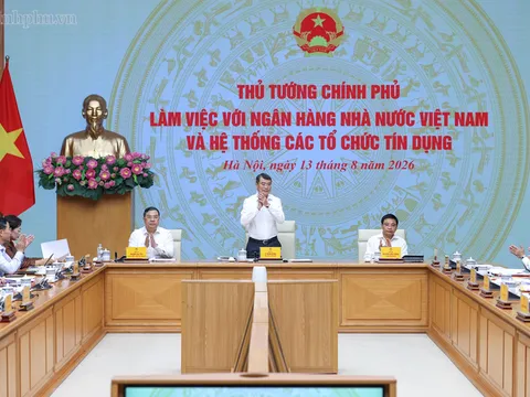 Thủ tướng Lê Minh Hưng làm việc với Ngân hàng Nhà nước và hệ thống các tổ chức tín dụng
