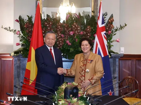 Tuyên bố chung giữa Việt Nam và New Zealand nhân chuyến thăm cấp Nhà nước của Tổng Bí thư, Chủ tịch nước Tô Lâm tới New Zealand