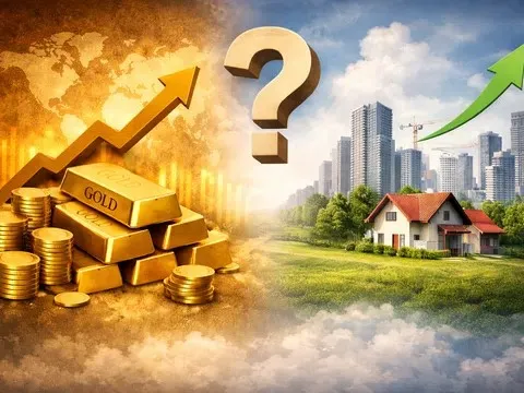 Có nên “chốt lời” vàng để đầu tư bất động sản?